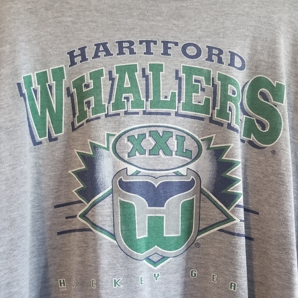 Vtg 90s Hartford Whalers tshirt - Picture 2 of 4
